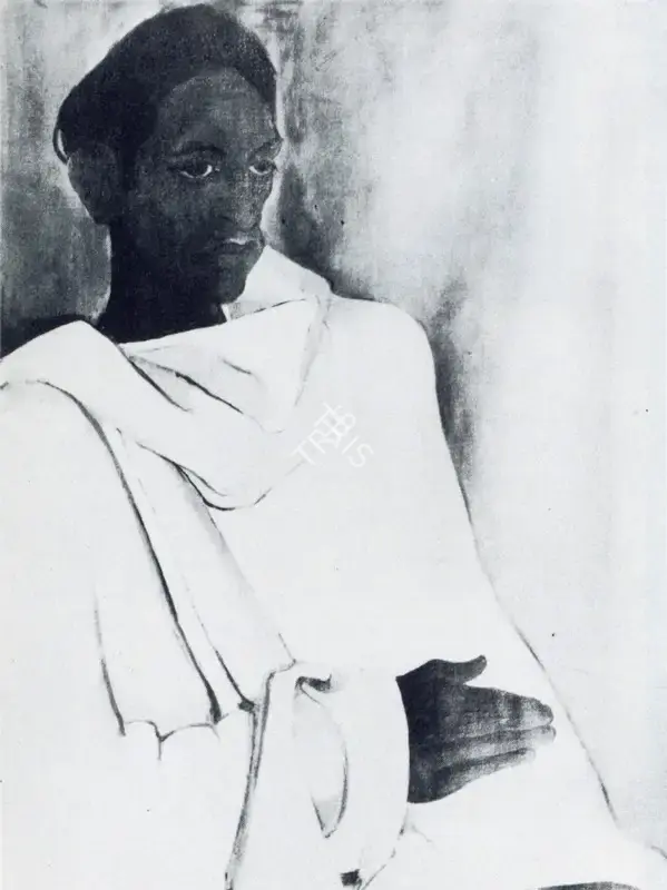 Sher-Gil, Amrita (Artist). Man in White. 1935 | Marg, March 1972 | Painting | FineArts | 00674496