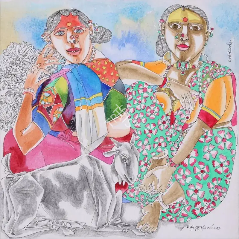 Goud, K. Laxma (Artist). Untitled, 2003 | Painting