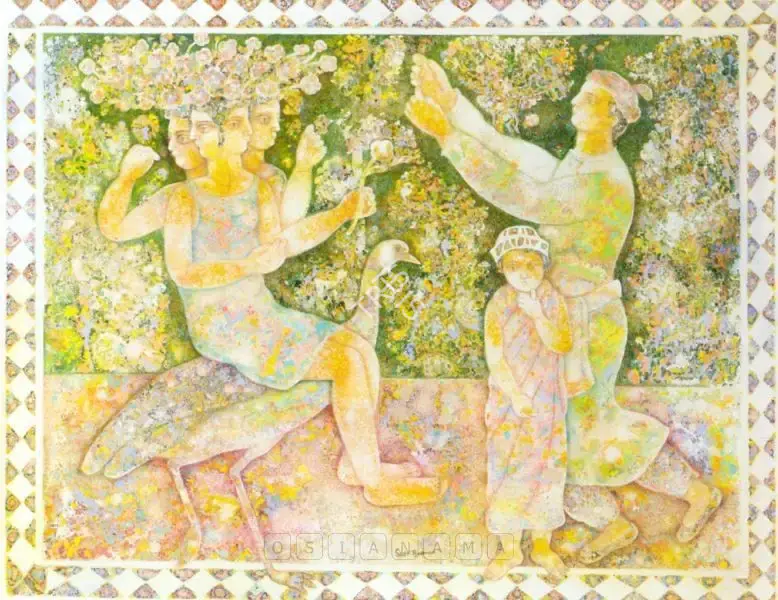 Burman, Sakti (Artist). Les - Filles D'Eve. Oil on canvas, 2002 | Painting | FineArts | 00375463