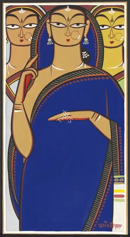 Roy, Jamini (Artist). Untitled (Three Women), n.d. | Painting
