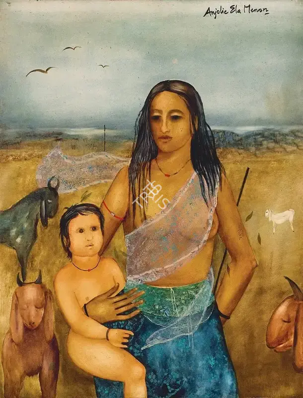 Menon, Anjolie Ela (Artist). Untitled, n.d. | Painting