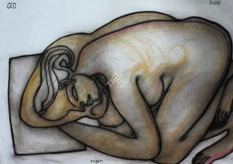 Chowdhury, Jogen (Artist). She (Untitled), 2006 | Drawing
