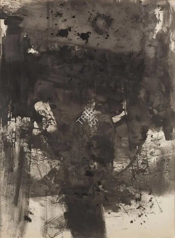 Gaitonde, V.S. (Artist). Untitled. Ink on paper, 1962 | Painting | FineArts | 00642177
