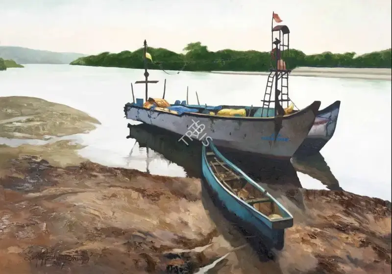 Bhattacharya, Sanjay (Artist). Untitled, 2017 | Painting