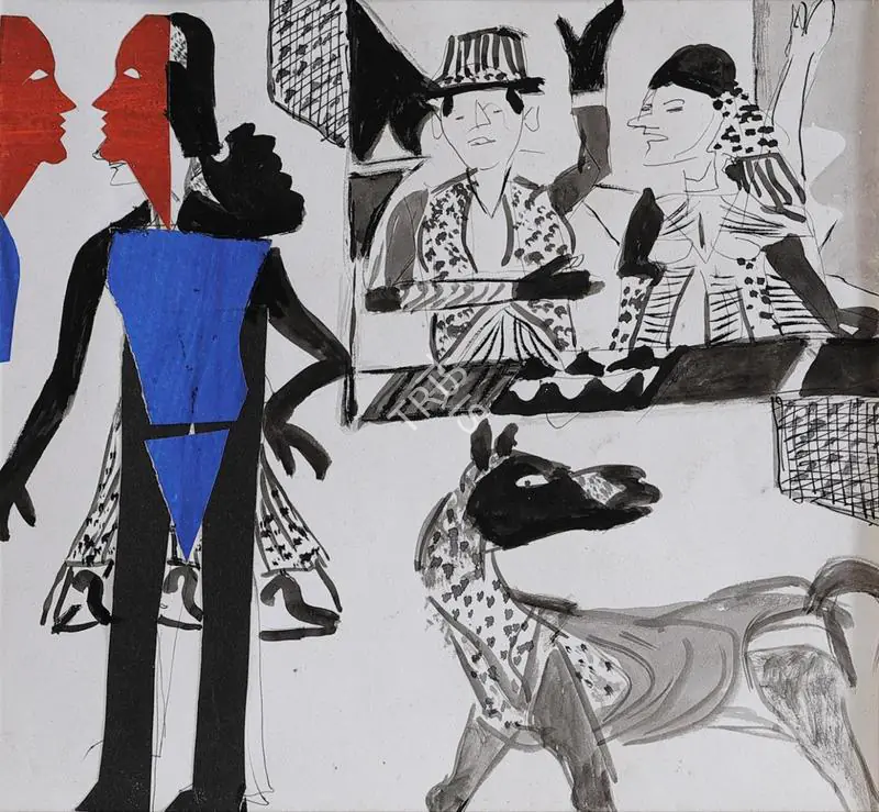 Subramanyan, K.G. (Artist). Untitled, n.d. | Collage