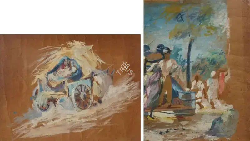 Ara, K.H. (Artist). Untitled, 1944 | Painting