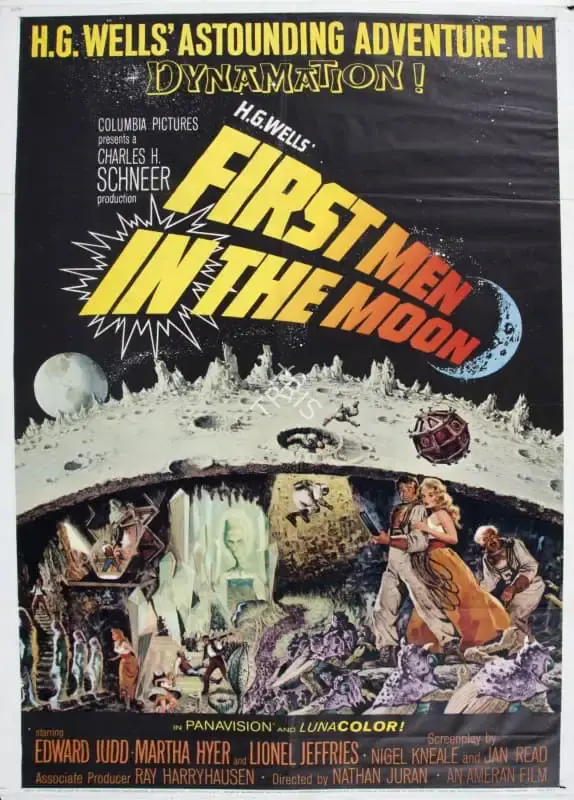 Schneer, Charles H. (Producer), First Men in the Moon, 1964 | Poster | CinemaEducation | 00789644