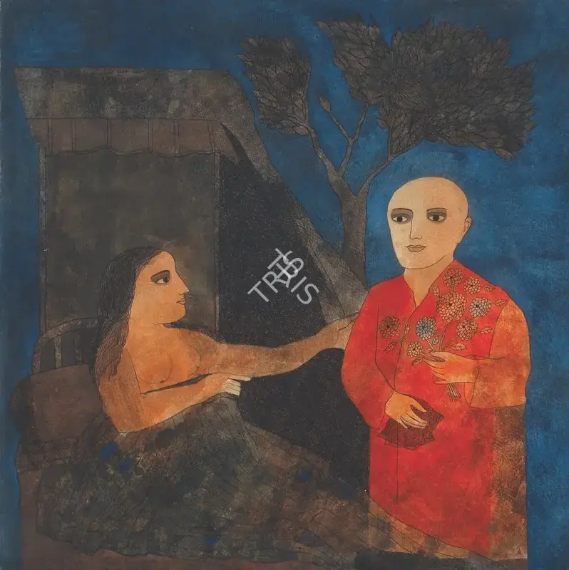 Narayan, Badri (Artist). The Offering, 1991 | Painting