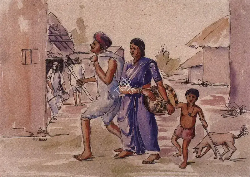 Raza, S.H. (Artist). Untitled, n.d. | Painting