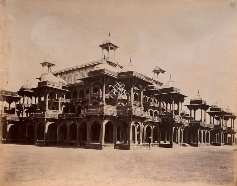 Sache, John Edward (Photographer). Akbar's Tomb, Sikandra. Albumen print, c.1880 | Antiquarian Photograph | Photography | 00116222