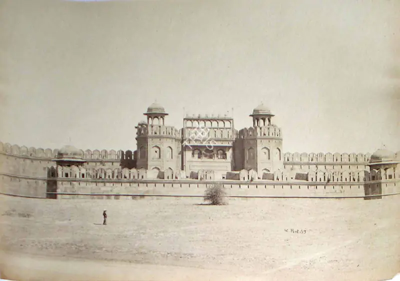 Studio V. & E. Pont (Photographic Studio). Delhi Gate. Red Fort, Delhi. Albumen print, n.d. | Antiquarian Photograph | Photography | 00115794