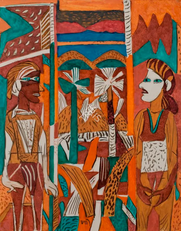 Subramanyan, K.G. (Artist). Untitled, n.d. | Painting
