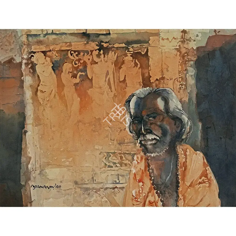 Ray, Shyamal Dutta (Artist). Untitled, 1990 | Painting