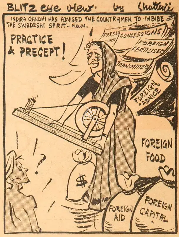 Chatterjee, Basu (Cartoonist). Practice and Precept !, 1966 | Cartoons