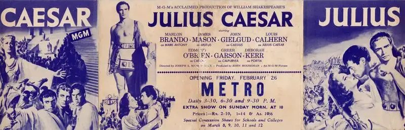 Mankiewicz, Joseph L. (Director), Julius Caesar, 1953 | Handbill | CinemaEducation | 00894295