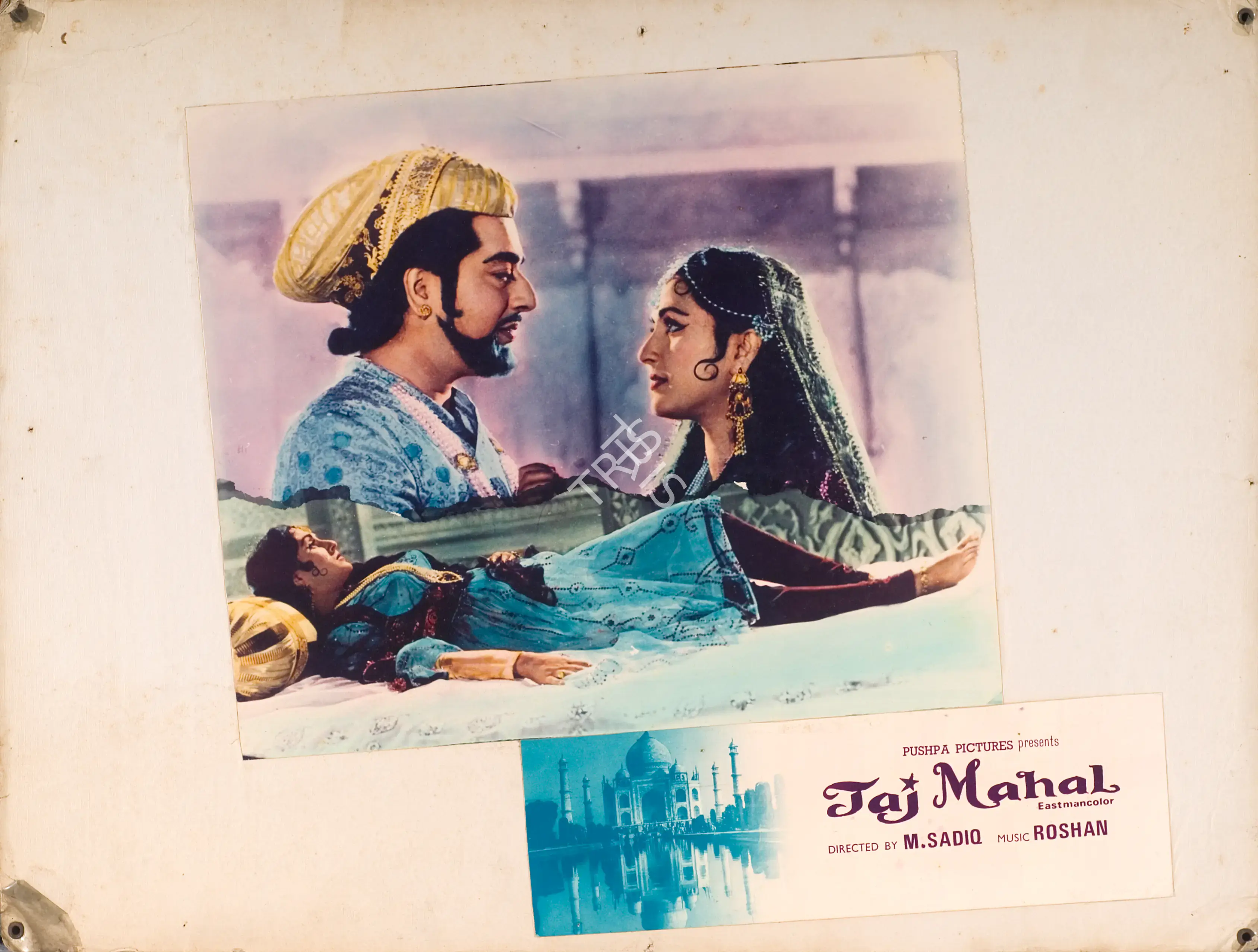 Nadiadwala, A.K. (Producer), Taj Mahal, 1963 | Photographic Still Mounted on Lobby Card | CinemaEducation | 00765688