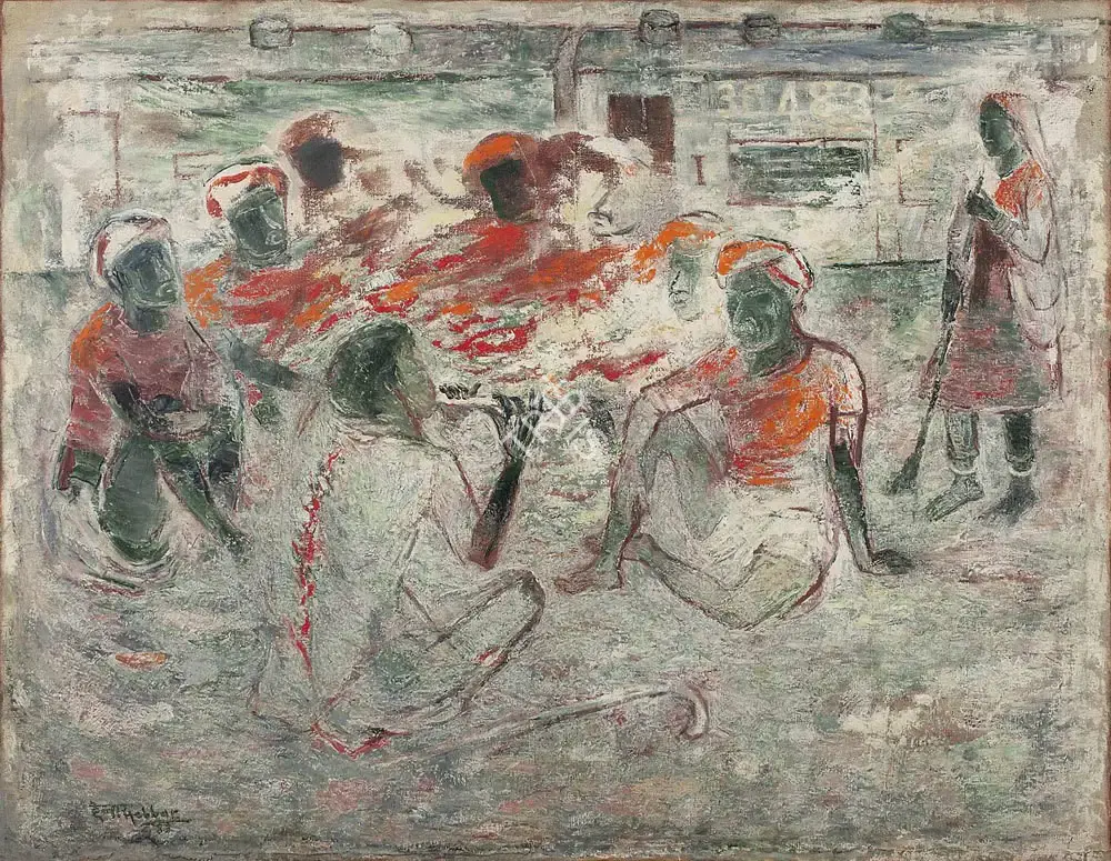 Hebbar, K.K. (Artist). Untitled, 1983 | Painting