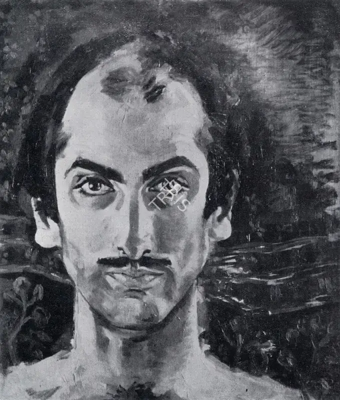 Sabavala, Jehangir (Artist). Self Portrait. n.d. | Marg, April 1953 | Painting | FineArts | 00673950