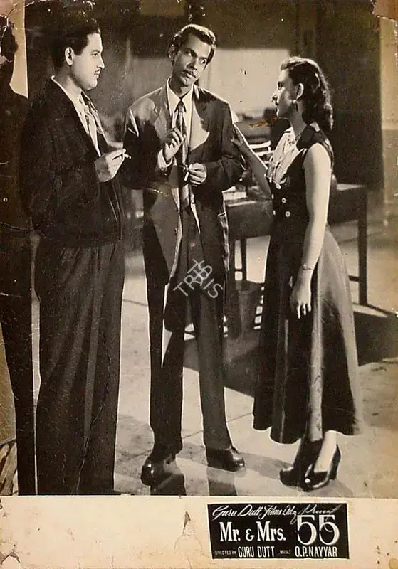Murthy, V.K. (Cinematographer), Mr And Mrs 55, 1955 | Lobby Card | CinemaEducation | 00820508