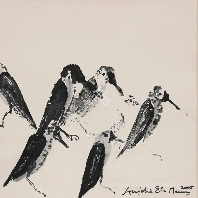 Menon, Anjolie Ela (Artist). Untitled (Birds), 2005 | Painting