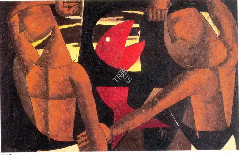 De, Biren (Artist). The Net, 1981 | Painting