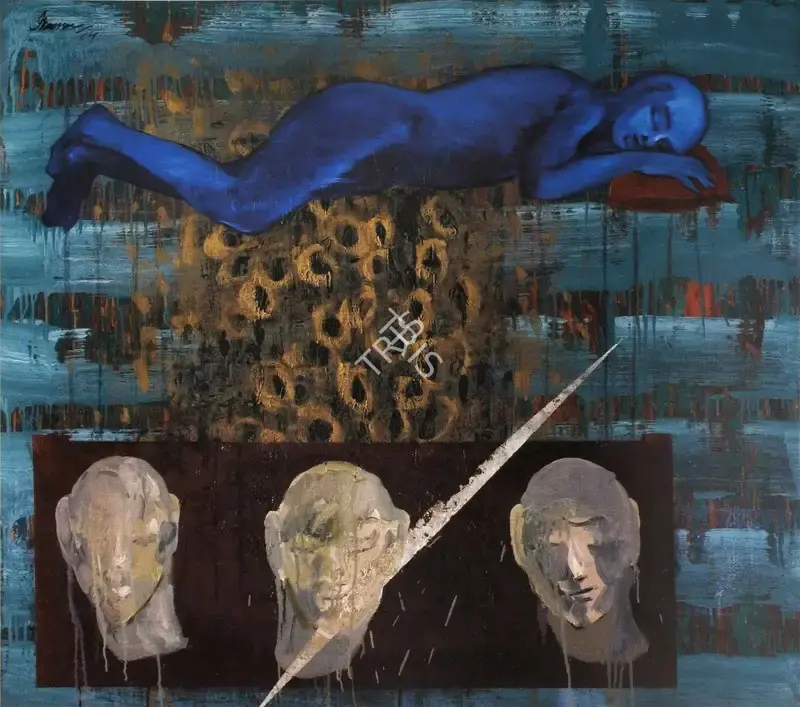 Iranna, G.R. (Artist). Untitled. Oil on canvas, 2004 | Painting | FineArts | 00562652