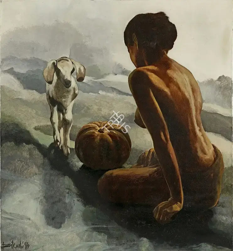 Bhattacharjee, Bikash (Artist). Dawn, 1994 | Painting