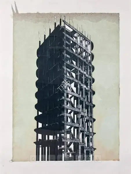 Sharma, Nataraj (Artist). Structure 2, 2006 | Graphic Art