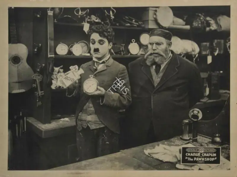 Totheroh, Roland (Cinematographer), The Pawnshop, 1916 | Photographic Still Mounted on Lobby Card | CinemaEducation | 00795002