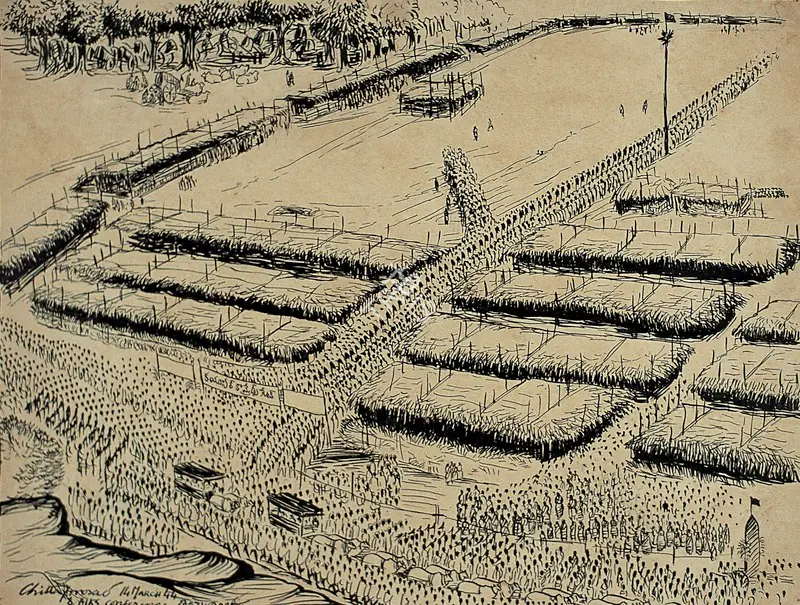 Chittaprosad (Artist). AIKS Conference, Bezwada, 1944 | Drawing