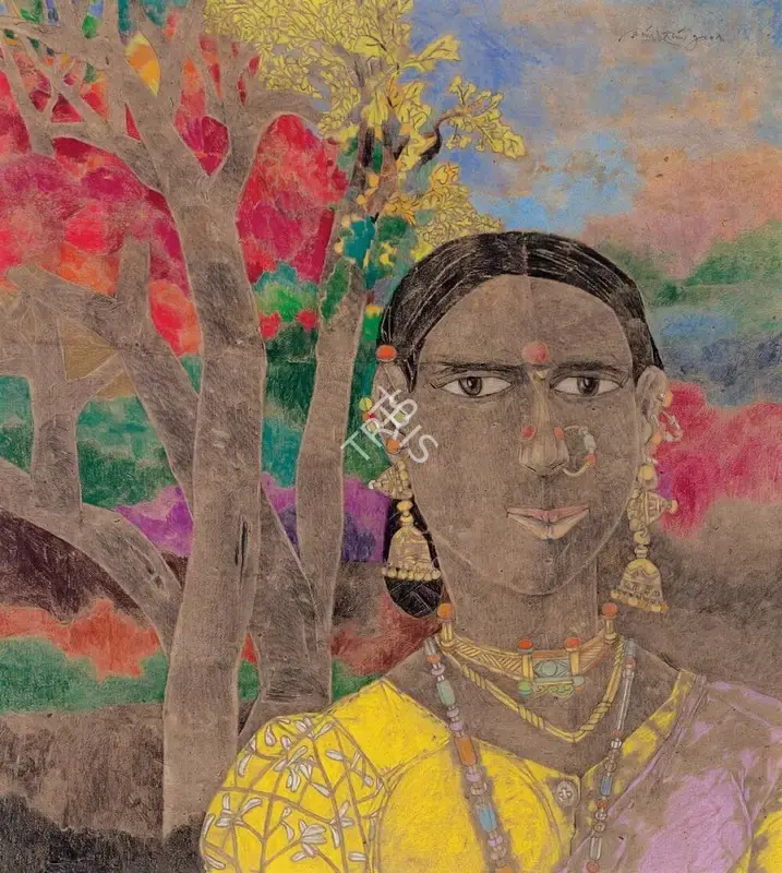 Goud, K. Laxma (Artist). Untitled, 2001 | Painting
