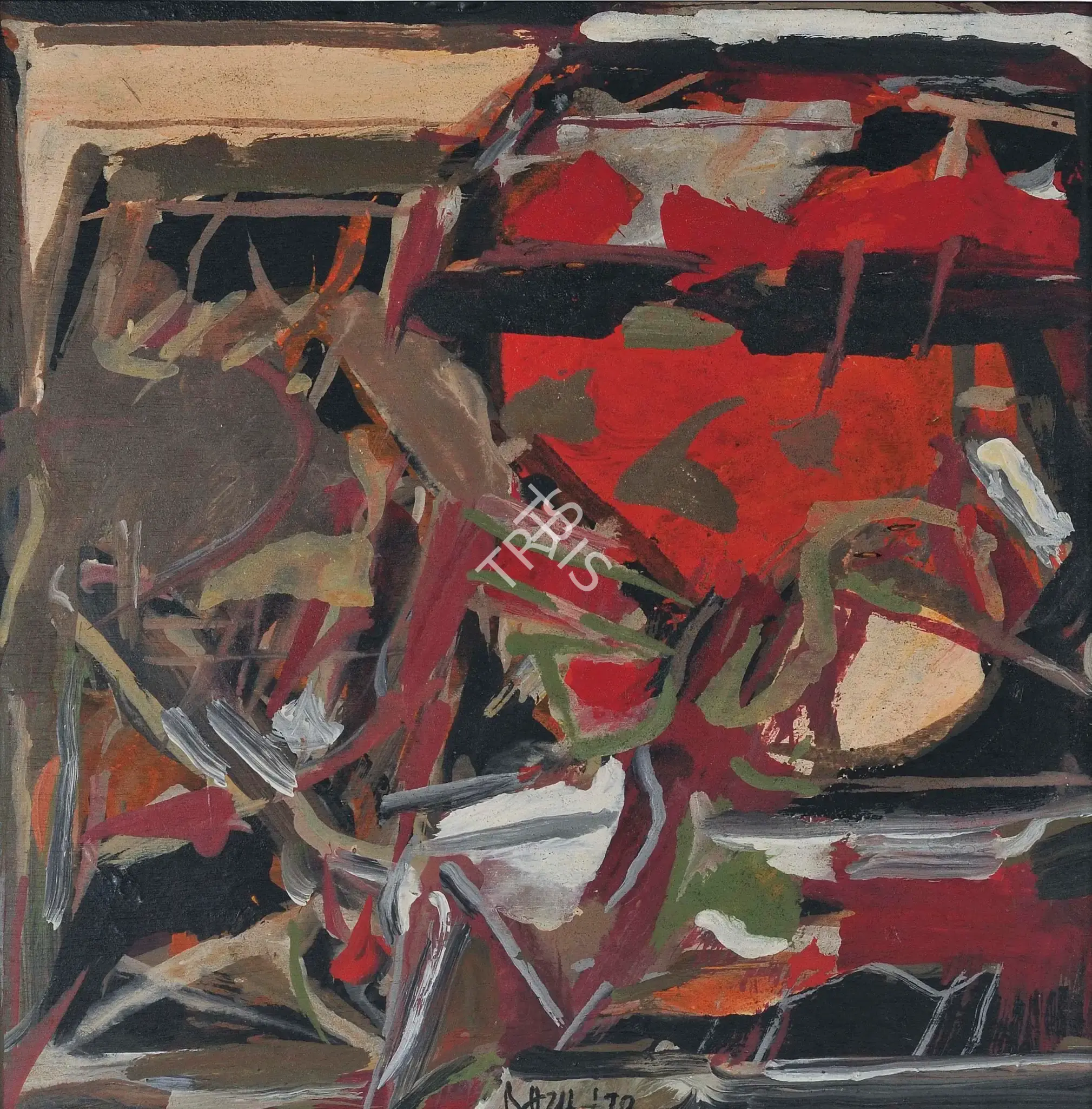Raza, S.H. (Artist). Untitled, 1979 | Painting