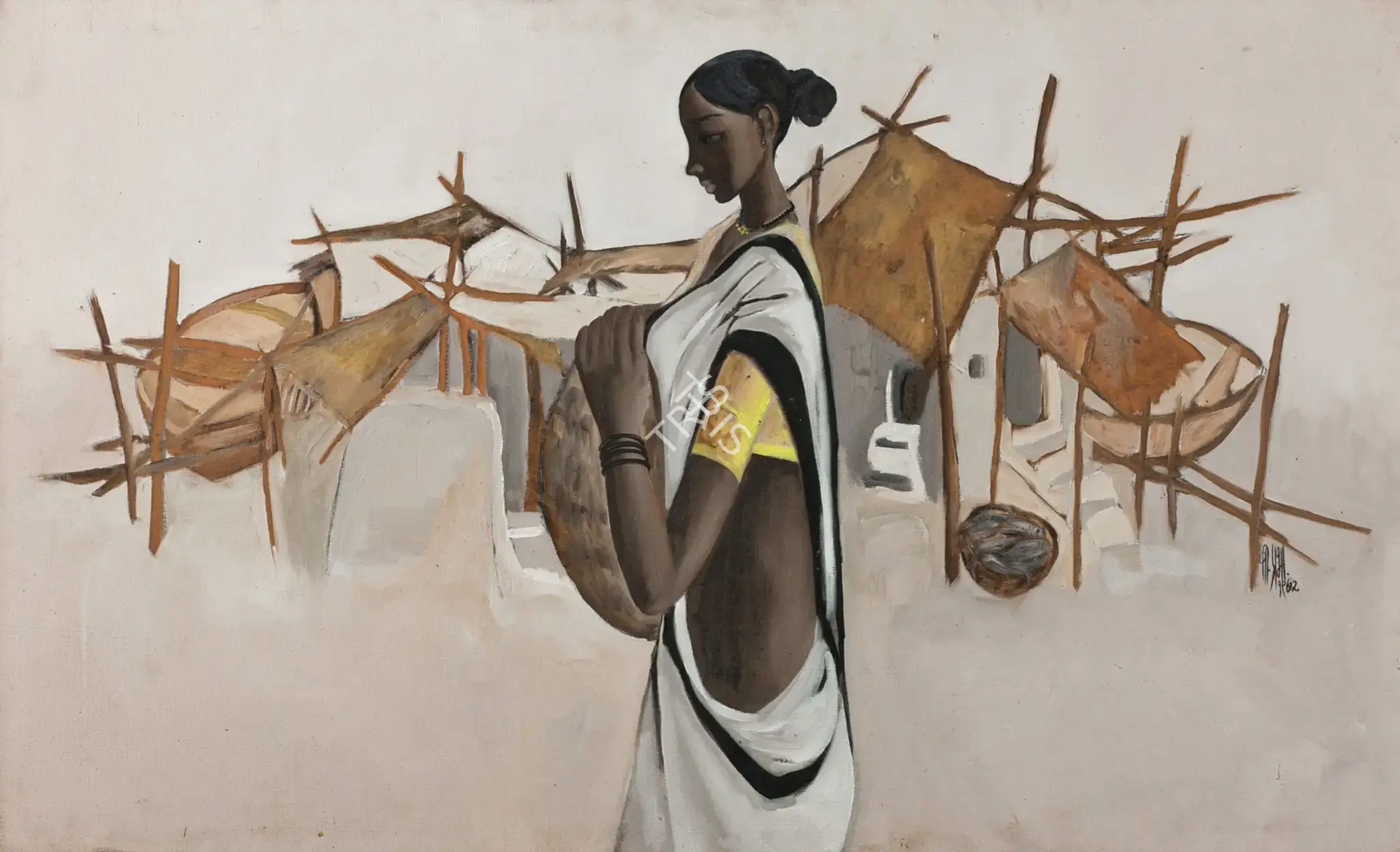 Prabha, B. (Artist). Untitled, 1972 | Painting
