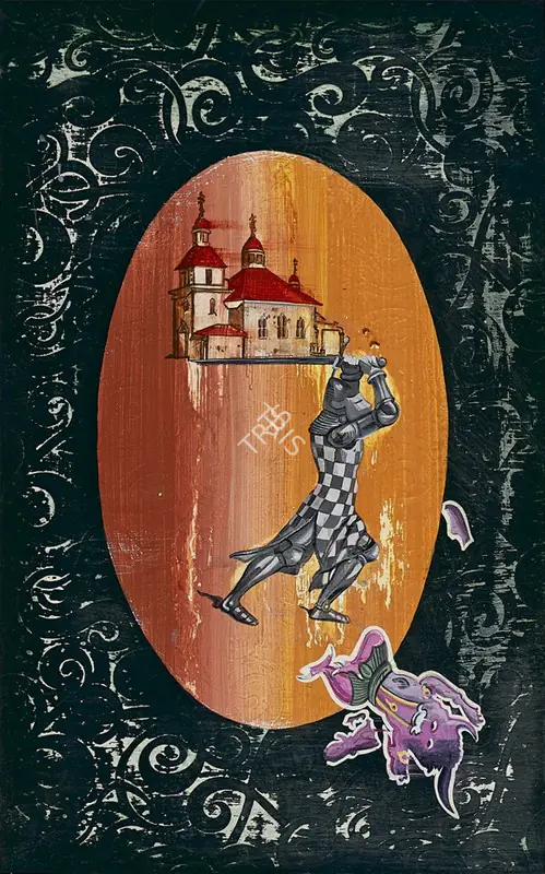 Saini, Reena (Artist). Liquid Flame, 2004 | Painting