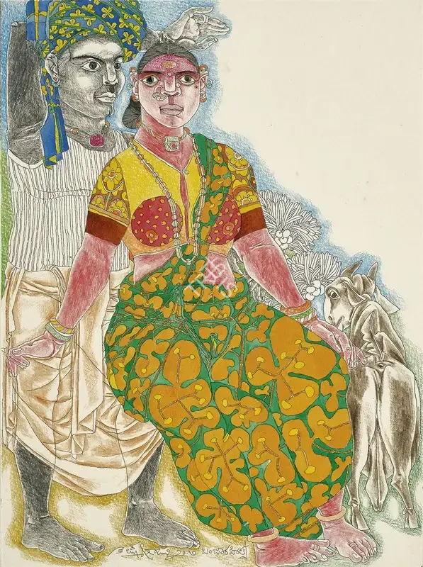 Goud, K. Laxma (Artist). Untitled, 2010 | Painting