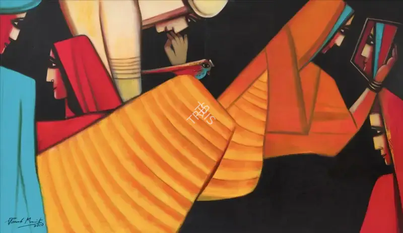 Maity, Paresh (Artist). Reflection of Love, 2010 | Painting