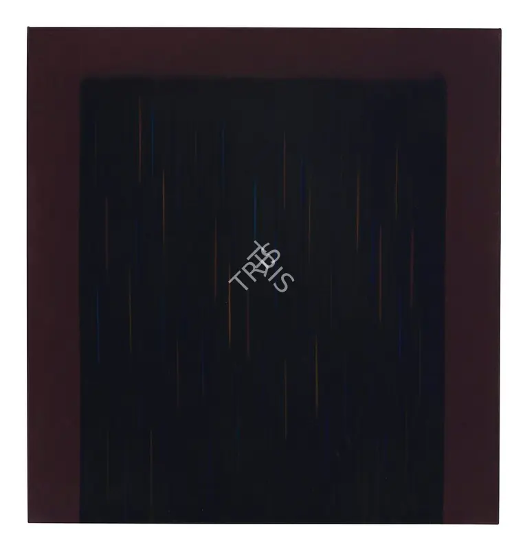 Bhavsar, Natvar (Artist). Ankoor I. Dry pigments with oil and acrylic on canvas, 1998 | Painting | FineArts | 00353684