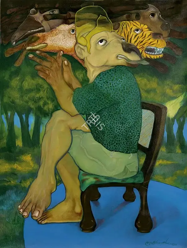 Naik, Viraj (Artist). Untitled. Oil on canvas, n.d. | Painting | FineArts | 00594849