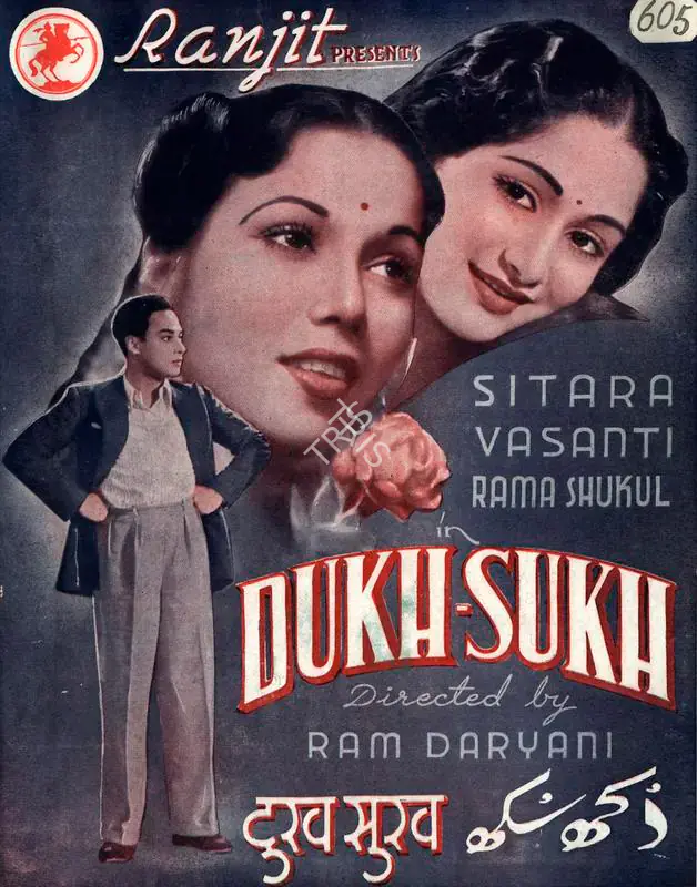 Daryani, Ram (Director), Dukh Sukh, 1942 | Song-Synopsis Booklet | CinemaEducation | 00864194