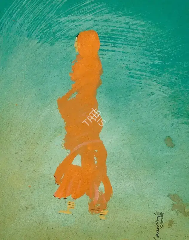 Bandopadhyay, Ramananda (Artist). Untitled, 1985 | Painting