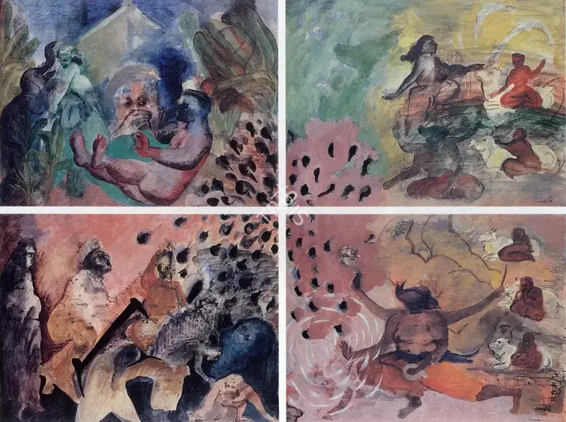 Malani, Nalini (Artist). Elephant, 1991 | Painting