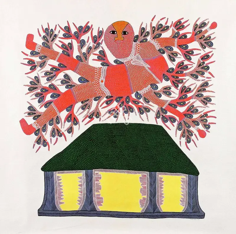 Urveti, Ram Singh (Artist). Untitled. Acrylic on canvas, 2010 | Painting | FineArts | 00603456