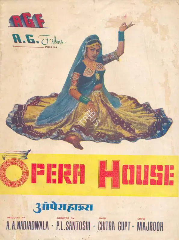 Nadiadwala, A.A. (Producer), Opera House, 1961 | Song-Synopsis Booklet | CinemaEducation | 00779578