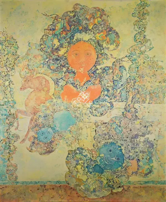Burman, Sakti (Artist). Beautes des Ruines (Beauties of Ruins), n.d. | Painting