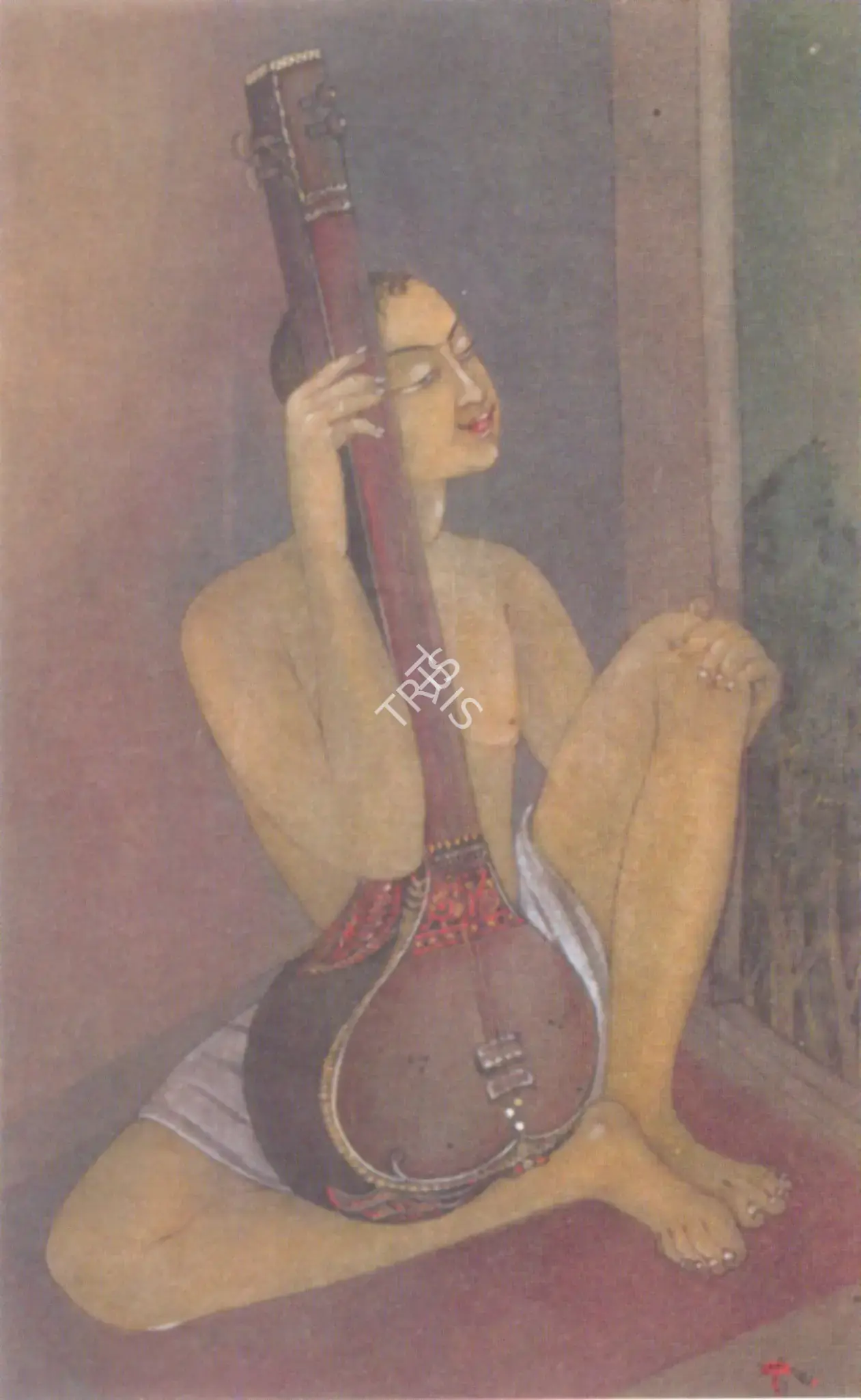 Sharma, Deokinandan (Artist). Performer, n.d. | Painting