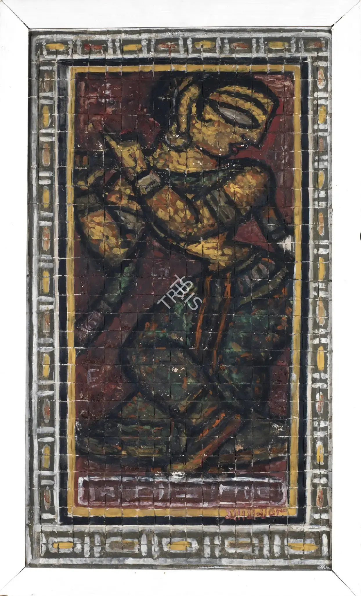 Roy, Jamini (Artist). Untitled (Gopi Woman), n.d. | Painting