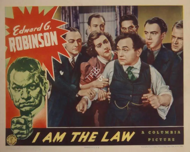 Hall, Alexander (Director), I Am the Law, 1938 | Lobby Card | CinemaEducation | 00790229
