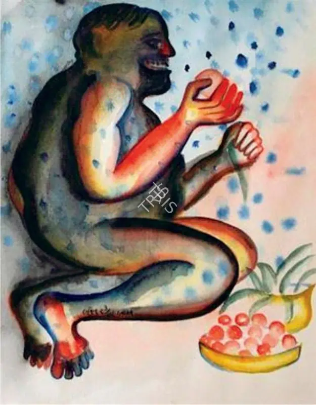 Khakhar, Bhupen (Artist). Untitled, 1998 | Painting