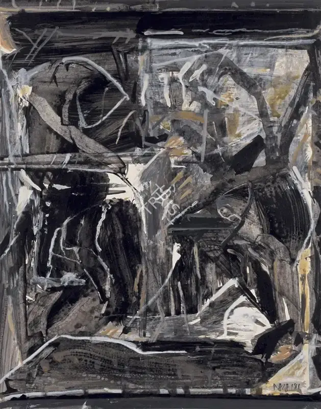 Raza, S.H. (Artist). La Nuit, 1981 | Painting
