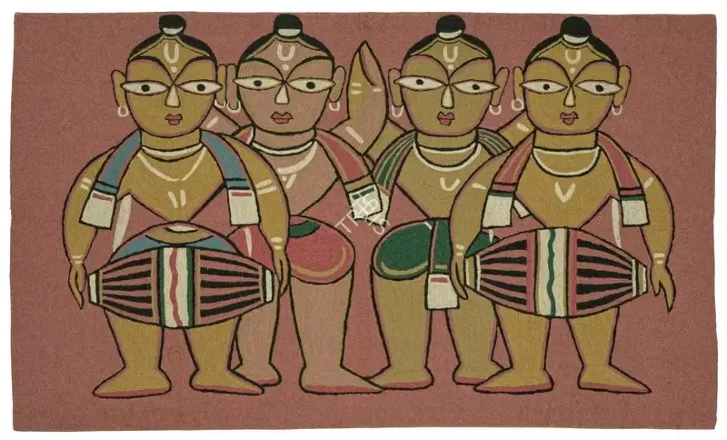 Roy, Jamini (Artist). Untitled (Harinam), c.1930s-1940s | Painting